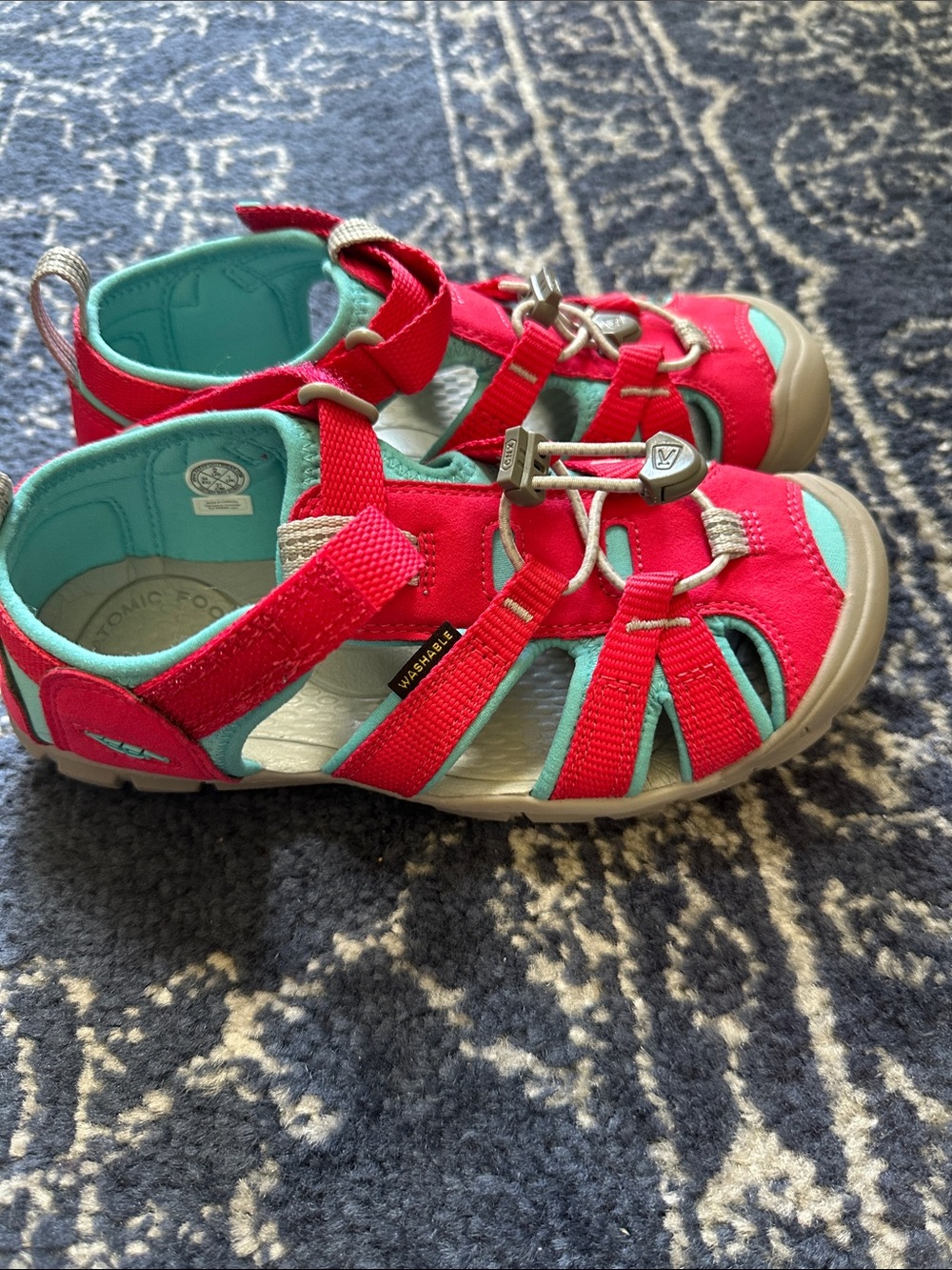 Keen Kids Seacamp II CNX in bright azalea/impanema sz 2